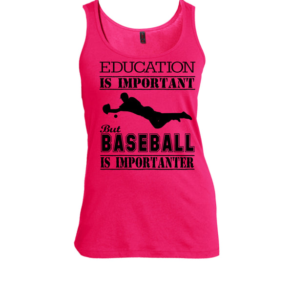 Education Is Important T Shirt, Cool Baseball Player T Shirt, Awesome t-shirts