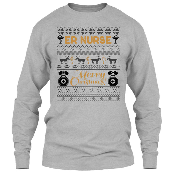 Er Nurse T Shirt, Gift For Merry Christmas T Shirt