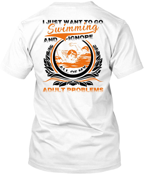 A black t-shirt with the shopify logo