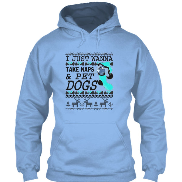 I Just Wanna Take Naps T Shirt, Coolest Dog Lover T Shirt