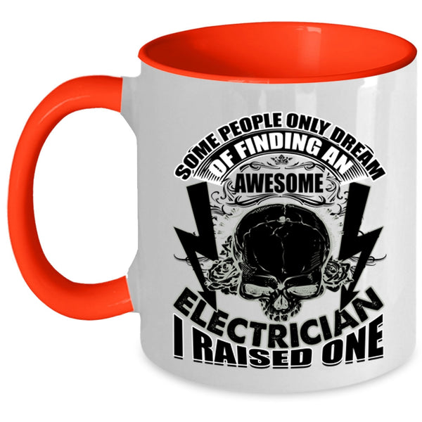 I Raise An Electrician Coffee Mug, Finding An Awesome Electrician Accent Mug