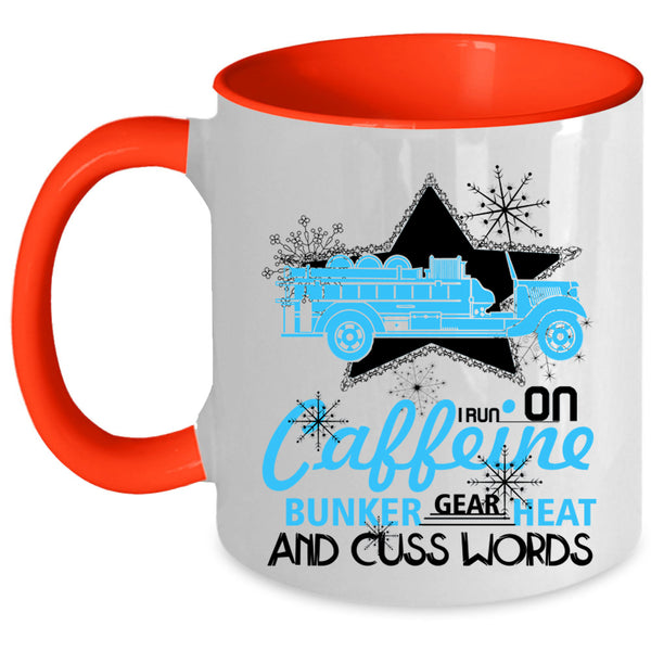 Christmas Gift For Fireman Coffee Mug, Cute Firefighter Accent Mug