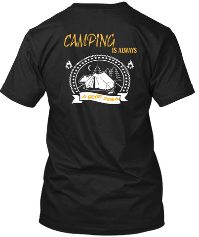 A black t-shirt with the shopify logo