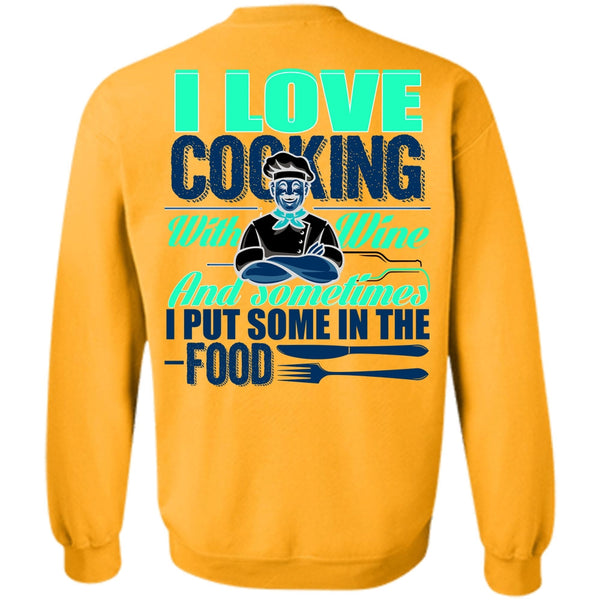 I Love Chef T Shirt, I Love Cooking Sweatshirt