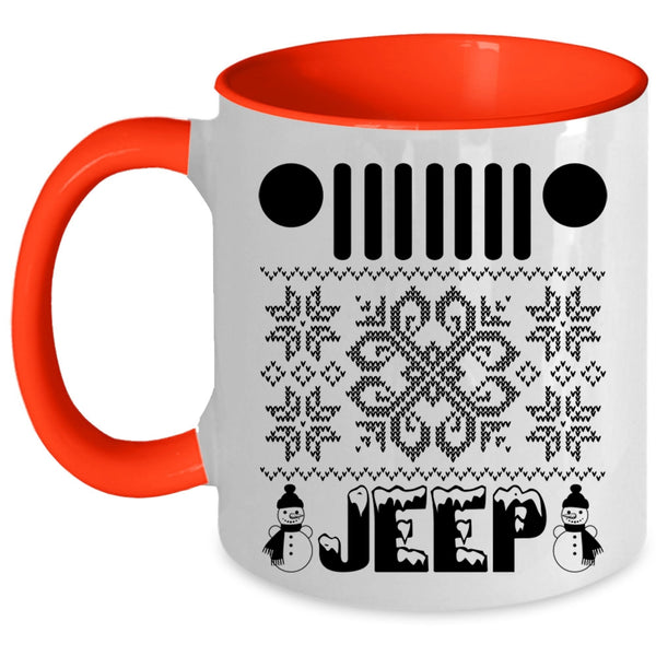 Christmas Gift For Jeep Driver Coffee Mug, Jeep Accent Mug