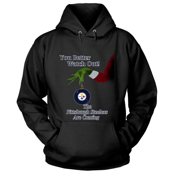 A black t-shirt with the shopify logo