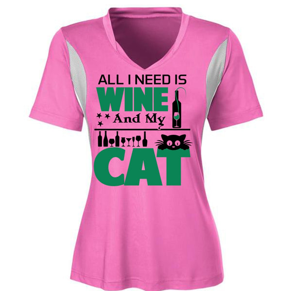 All I Need Is Wine And My Cat T Shirt, My Favorite T Shirt