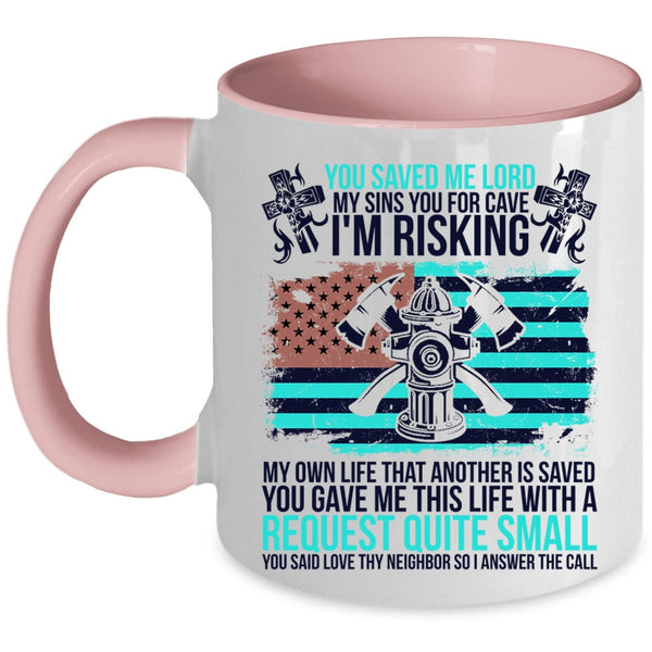 Best Gift For Firemans Coffee Mug, Cool Firefighter Accent Mug