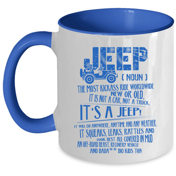 Cool Gift For Jeep Driver Coffee Mug, Jeep Accent Mug