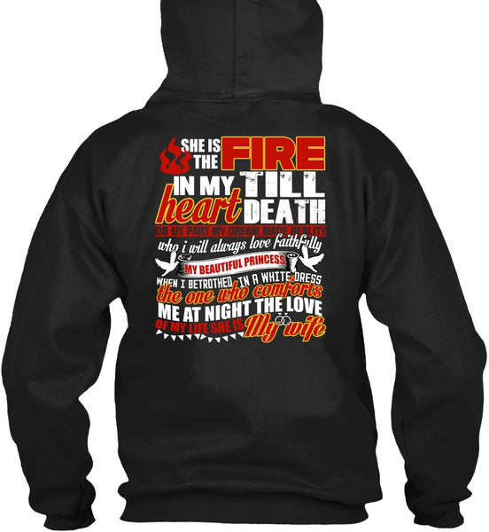 She Is The Fire T Shirt, She Is My Wife T Shirt