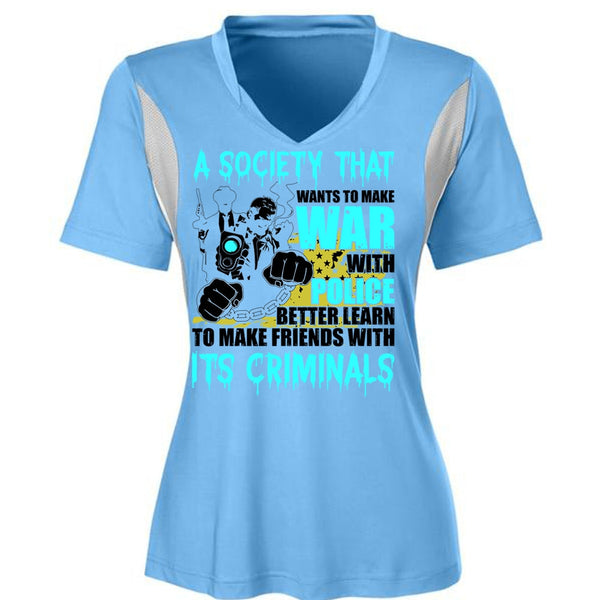 Wants To Make War With Police T Shirt, I Love Police T Shirt, Awesome T-Shirts