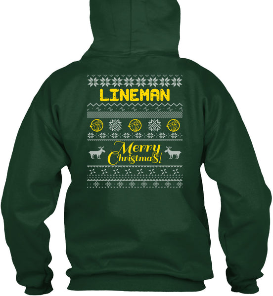 Lineman Merry Christmas T Shirt, Being A Lineman T Shirt