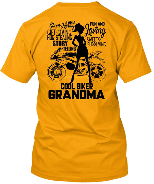 Cool Biker Grandma T Shirt, I Love Biking T Shirt