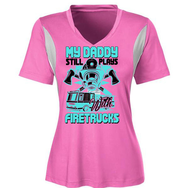 My Daddy Still Plays With Fire Trucks T Shirt, I Love Firefighter T Shirt, Awesome T-Shirts