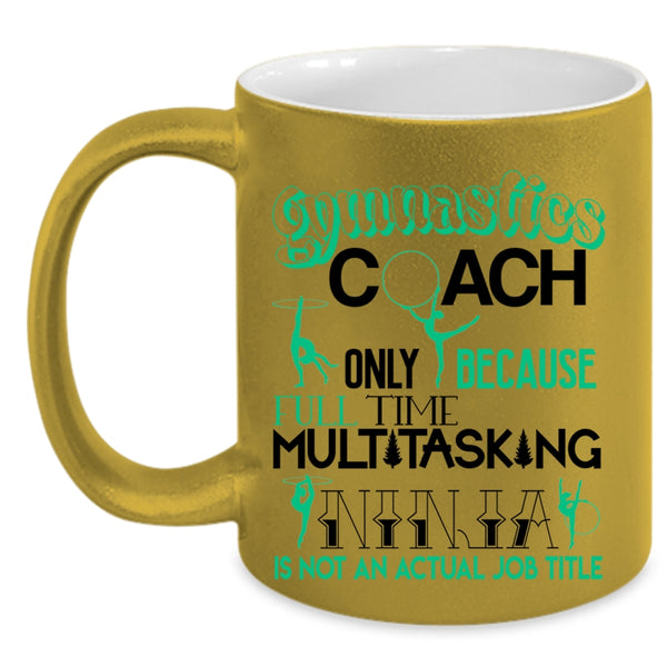 Cute Gift For Gymnastics Coach Coffee Mug, Gymnastics Coach Accent Mug