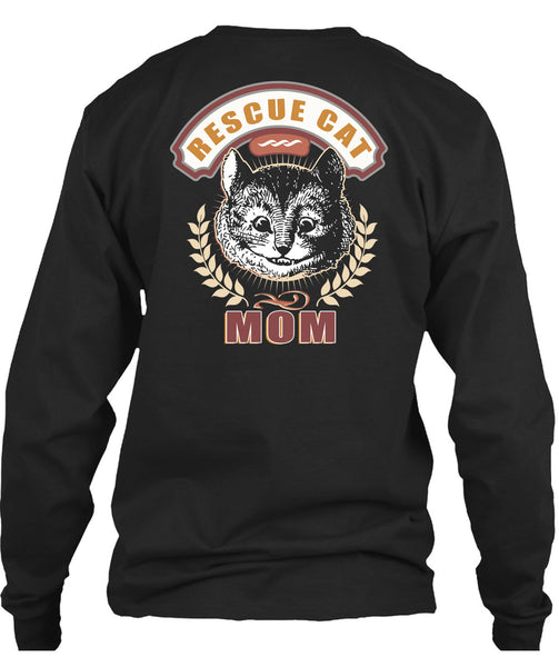 Rescue Cat Mom T Shirt, I Love My Cat T Shirt