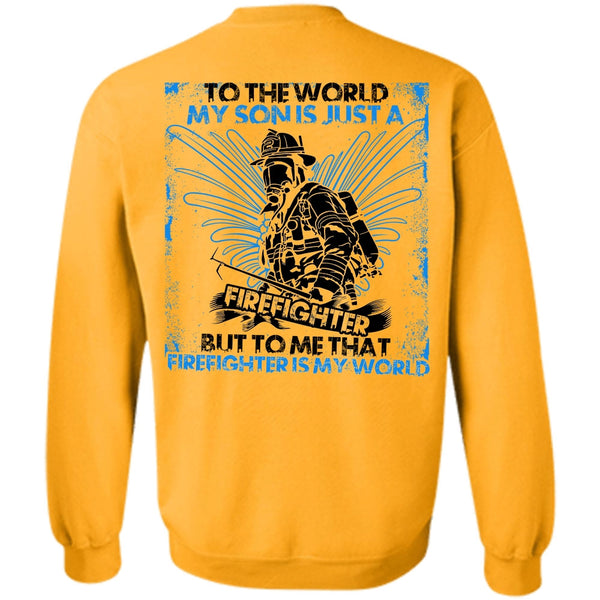 I Love Firefighter T Shirt, I'm Just A Girl Who Fell In Love Sweatshirt