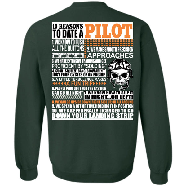 Down Your Landing Strip T Shirt, I Love Pilot Sweatshirt