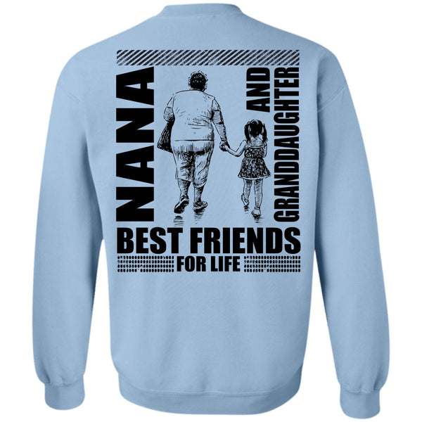 I Love Nana T Shirt, Nana And Granddaughter Best Friend Sweatshirt