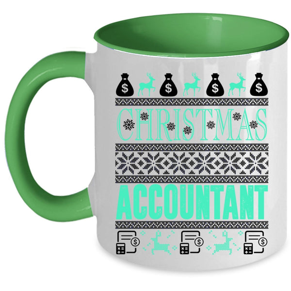 Cute Gift For Accountant Coffee Mug, Christmas Accountant Accent Mug