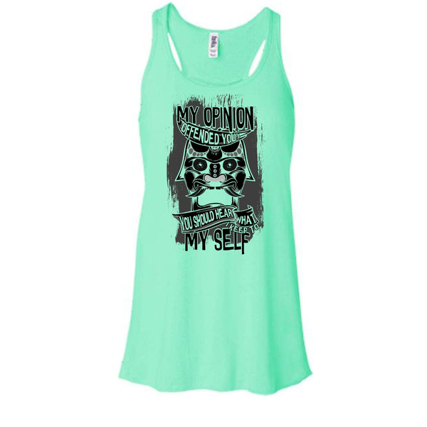 My Opinion Offended You? T Shirt, Coolest Shooter Tank Top