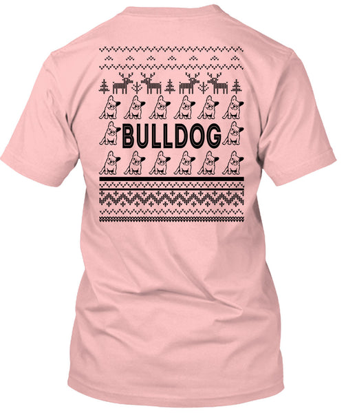 I Love Bulldog T Shirt, Merry Christmas T Shirt