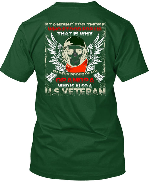 Grandpa Who Is Also US Veteran T Shirt, Being A Veteran T Shirt
