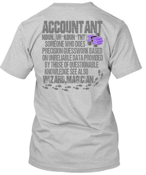 Who Does Precision Guesswork T Shirt, I Love Accountant T Shirt