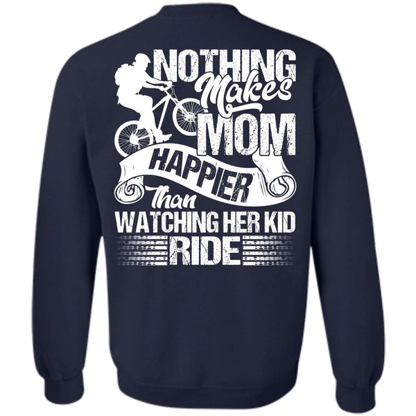 Makes Mom Happier T Shirt, I Love Biking Sweatshirt