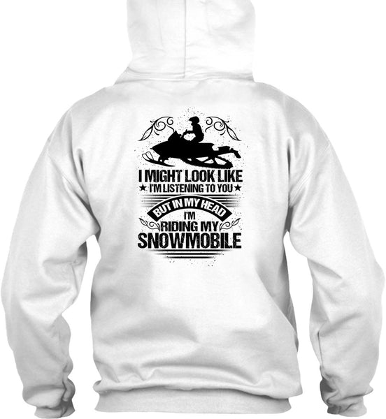 I'm Riding My Snowmobile T Shirt, I Love Snowmobile T Shirt