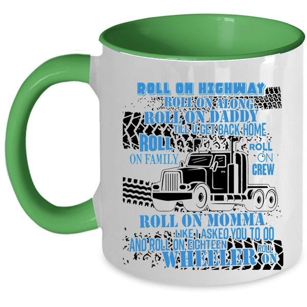 Rool On Family Roll On Momma Coffee Mug, Rool on Daddy Accent Mug