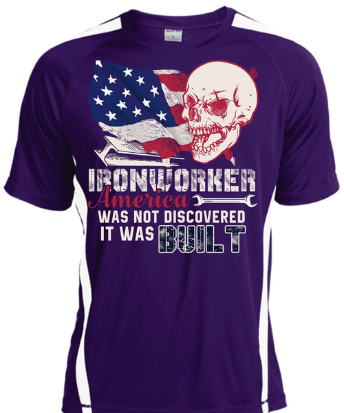 Ironworker America T Shirt, It Was Built T Shirt, Cool Shirt