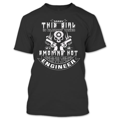 A black t-shirt with the shopify logo