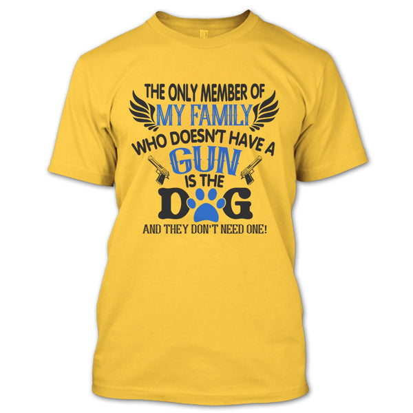 A black t-shirt with the shopify logo