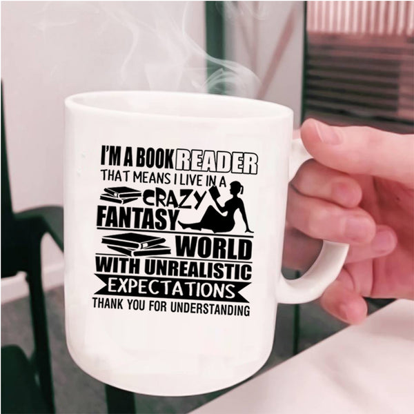 Cute Gift For Booker Coffee Mug, I'm A Book Reader Cup