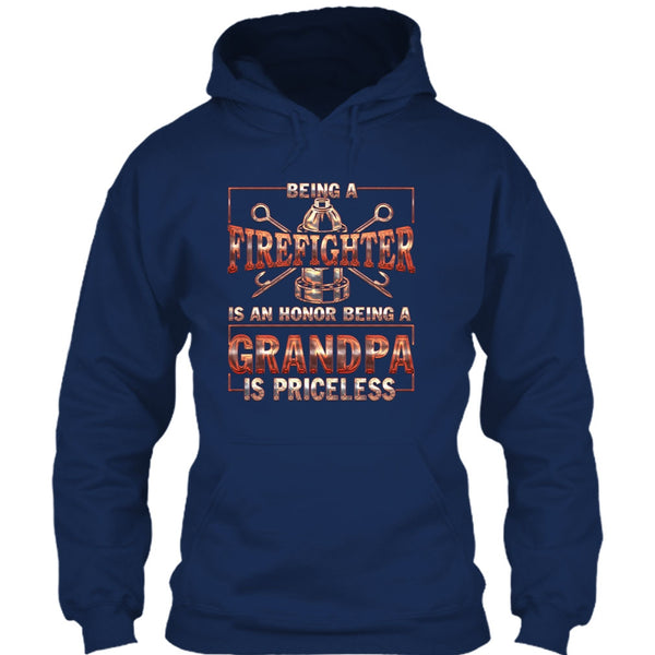 Being A Firefighter Is An Honor T Shirt, Being A Fgradnpa Is Princess T Shirt