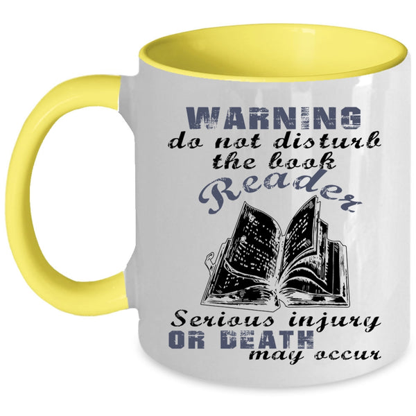 Awesome Book Reader Coffee Mug, The Book Reader Accent Mug
