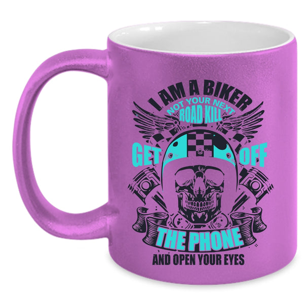 Best Gift For Bikers Coffee Mug, I Am A Biker Accent Mug