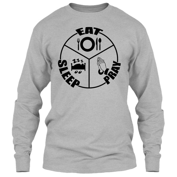 Eat Sleep Pray T Shirt, Gift For Prayer T Shirt