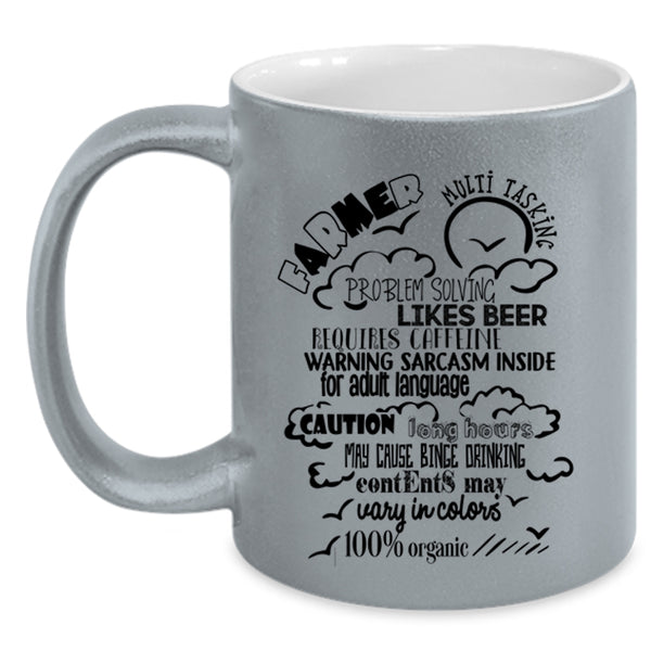 Awesome Farmers Coffee Mug, Farmer Accent Mug