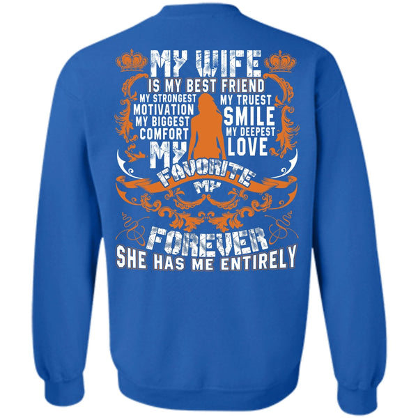 My Love My Favorite T Shirt, I Love Wife Sweatshirt