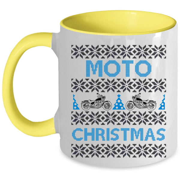 Christmas Gift For Fireman Coffee Mug, Moto Christmas Accent Mug