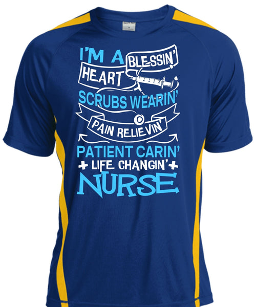 Life Changing Nurse T Shirt, I'm A Blessing Heart T Shirt, Cool Shirt