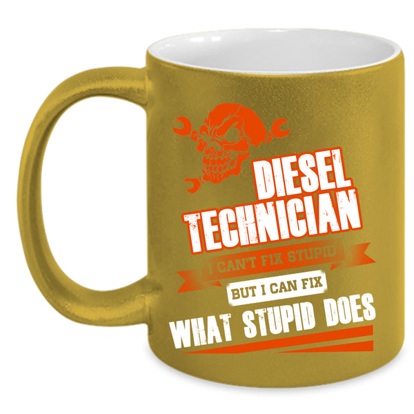 Diesel Technician Coffee Mug, Cool Gift For Technician Coffee Cup