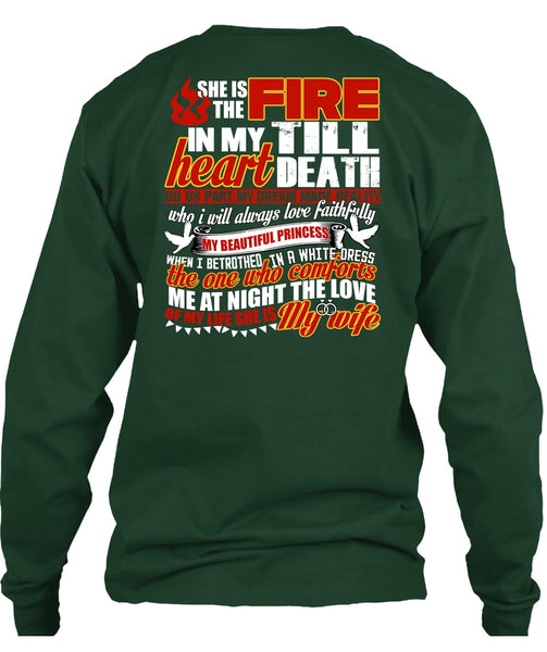She Is The Fire T Shirt, She Is My Wife T Shirt
