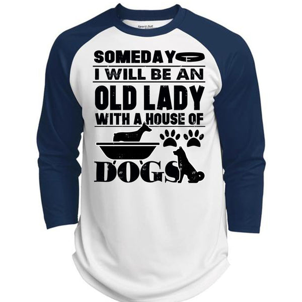 I Will Be An Old Lady T Shirt, I Love My Dog T Shirt, Awesome T-Shirts  (Polyester Game Baseball Jersey)