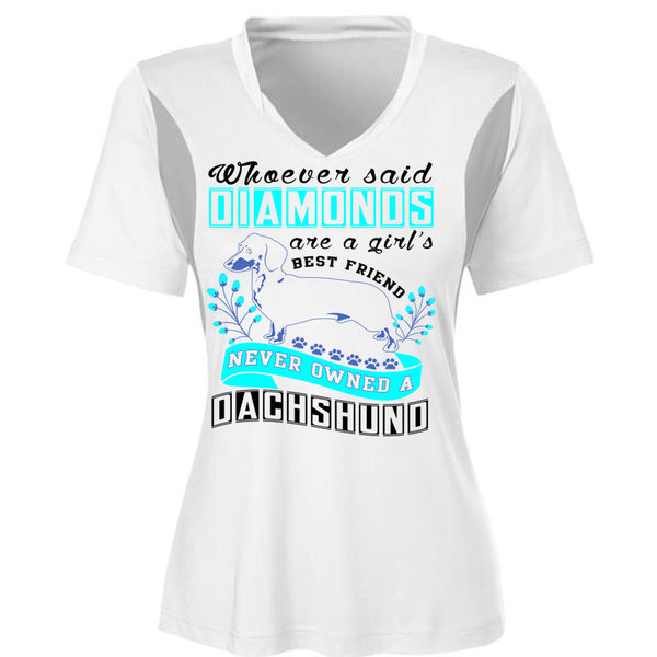 Diamond Are A Girl's Best Friend T Shirt, I Love My Dog T Shirt, Awesome T-Shirts