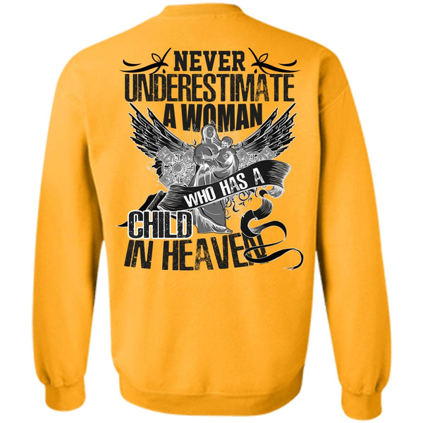 I Love Mom T Shirt, Woman Who Has A Child In Heaven Sweatshirt