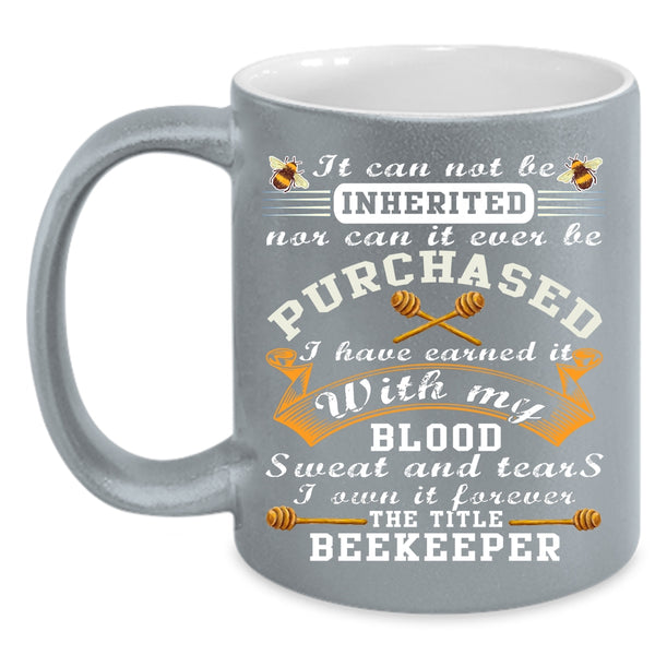 The Title Beekeeper Coffee Mug, Best Beekeeper Coffee Cup