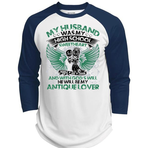 My Husband Was My High School T Shirt, I Love My Wife T Shirt, Awesome T-Shirts  (Polyester Game Baseball Jersey)